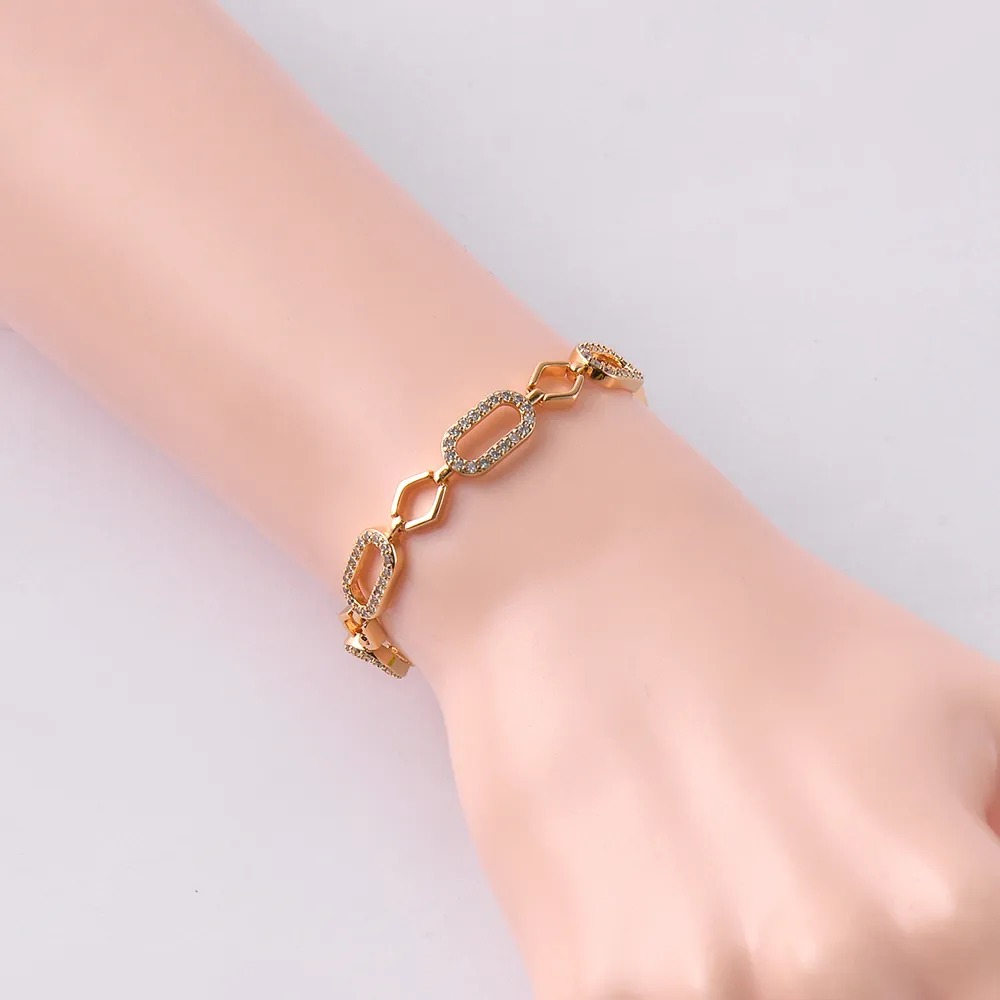 Cubic Zirconia Bracelet LB0404 - Montreal Local Stock