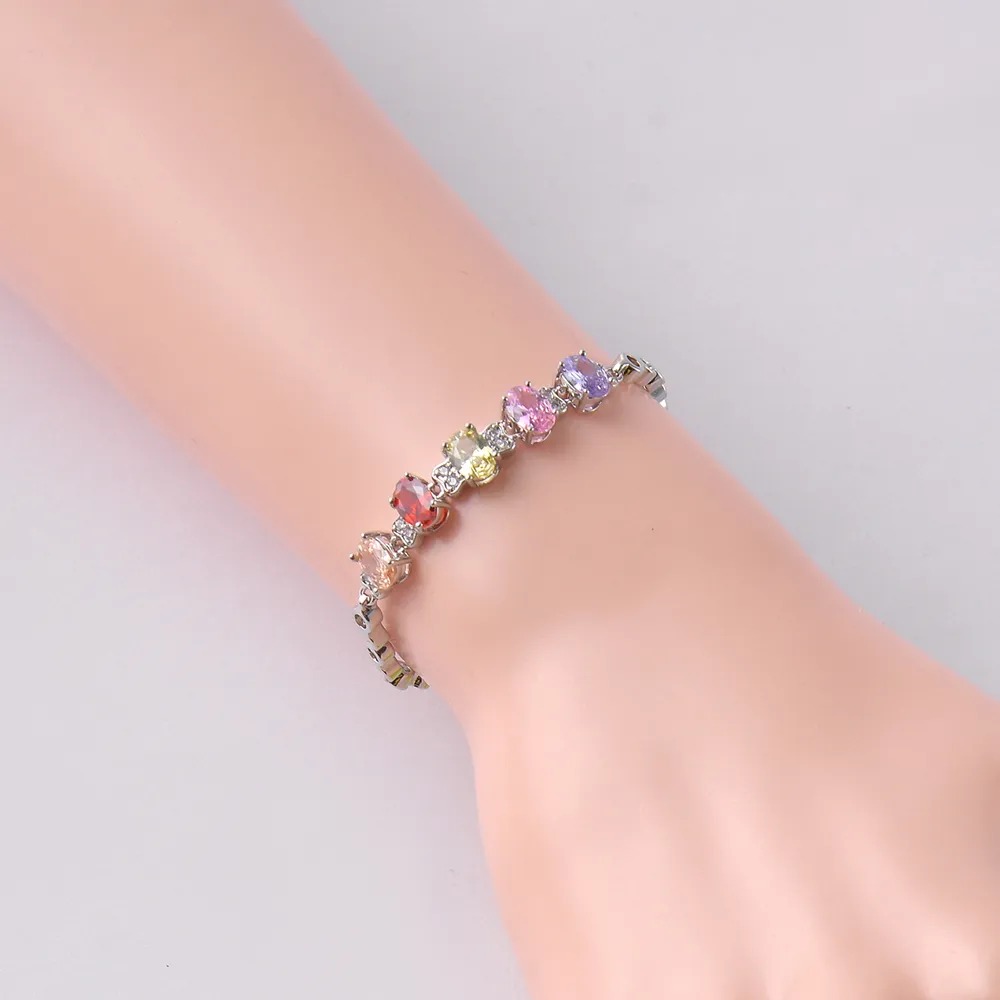 Cubic Zirconia Bracelet LB0436 - Montreal Local Stock