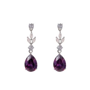 Cubic Zirconia Earrings 3510315D - Montreal Local Stock