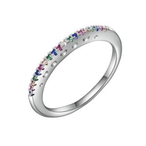 Cubic Zirconia Rings LR0009 - Montreal Local Stock