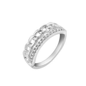 Cubic Zirconia Rings LR0098 - Montreal Local Stock