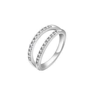 Cubic Zirconia Rings LR0103 - Montreal Local Stock