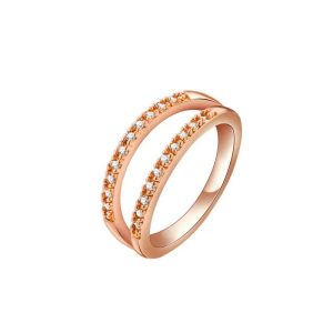 Cubic Zirconia Rings LR0103B - Montreal Local Stock