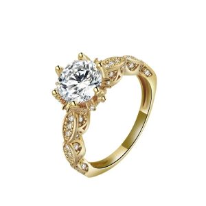 Cubic Zirconia Rings LR0143 - Montreal Local Stock