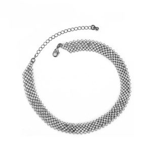 Rhinestone Choker CH0009 - Montreal Local Stock