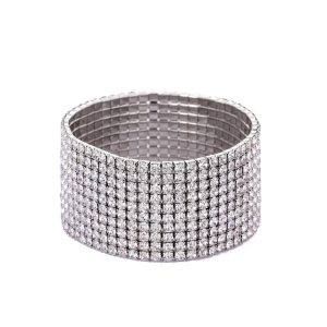 Rhinestone Stretch Bracelet 1230000030 - Montreal Local Stock