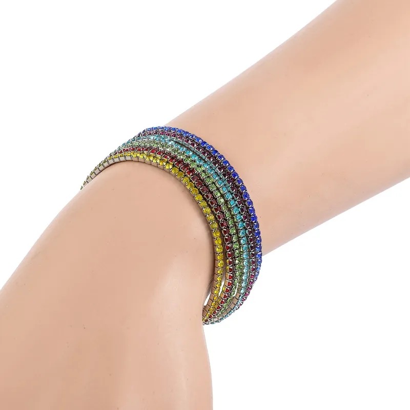 Rhinestone Stretch Bracelet 3820000051 - Montreal Local Stock