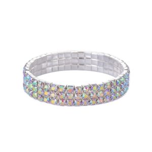 Rhinestone Stretch Bracelet LB0271 - Montreal Local Stock