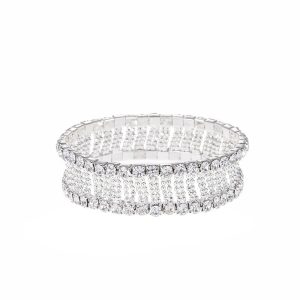 Rhinestone Stretch Bracelet LB0272 - Montreal Local Stock