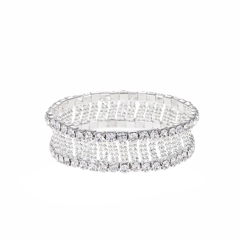 Rhinestone Stretch Bracelet LB0272 - Montreal Local Stock
