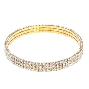 Rhinestone Stretch Bracelet LB0285 - Montreal Local Stock